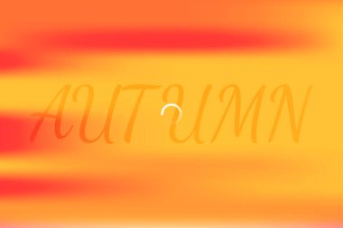 Sonbahar kartı illüstrasyon spinner işareti ile yükleme