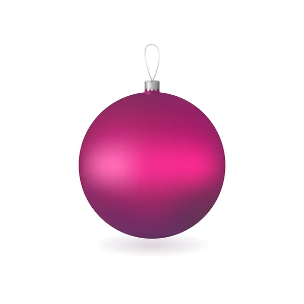 Bola Enfeites Natal Brinquedo Esfera Vidro Para Decorações — Vetor de Stock