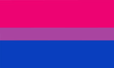 Biseksüel gurur bayrağı - LGBT toplumunun cinsel azınlığından biri