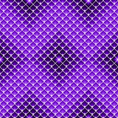 Sorunsuz rhombus desen. Protone mor çini geometrik Tekstil doku