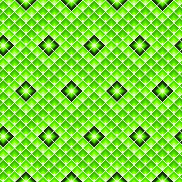 Grüne Nahtlose Rautenmuster Geometrische Fliese Kalkfarbe — Stockvektor