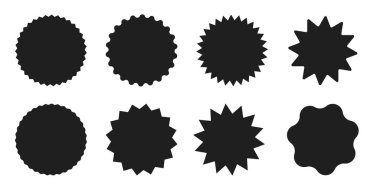 Yıldız kümesi şeklinde yuvarlak Satılık Etiketler, etiket ve çıkartmalar