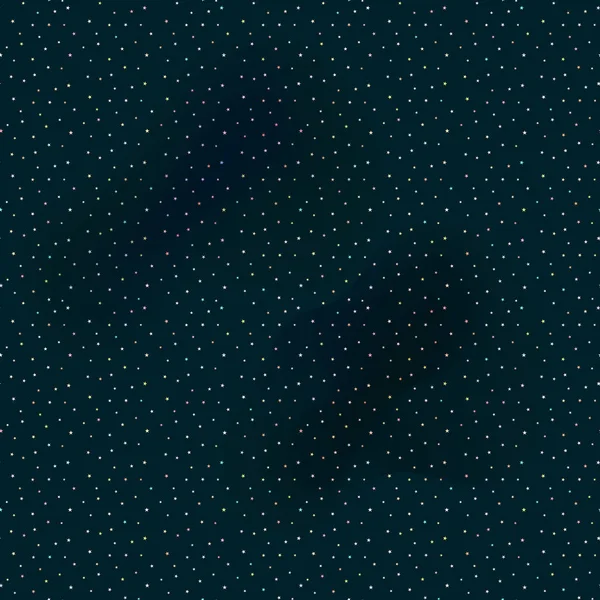 Patrón Espacio Sin Fisuras Fondo Espacial Vectorial Abstracto Con Estrellas — Vector de stock