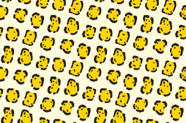 Jaguar sorunsuz doku. Tropikal hayvan döşeme deseni