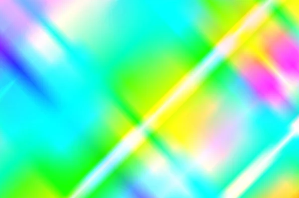 Abstract Holographic Background Rainbow Beams Light Prism Dispersion Effect — Stock Vector