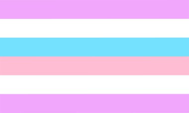 Bigender gurur bayrak - Lgbt cinsel azınlık toplulukların.