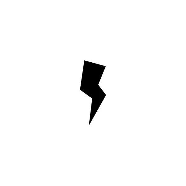 Blesk Blesk Ikonu Šroub Znamení Bouře Thunderbolt Elektřiny Symbol — Stockový vektor