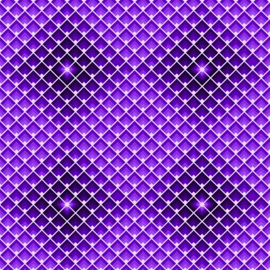 Sorunsuz rhombus desen. Protone mor çini geometrik Tekstil doku