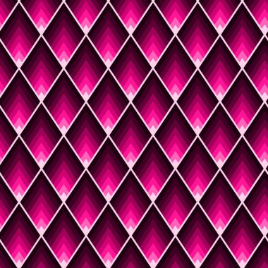 Akut açıları ile pembe pastilleri soyut geometrik sorunsuz döşeme deseni.