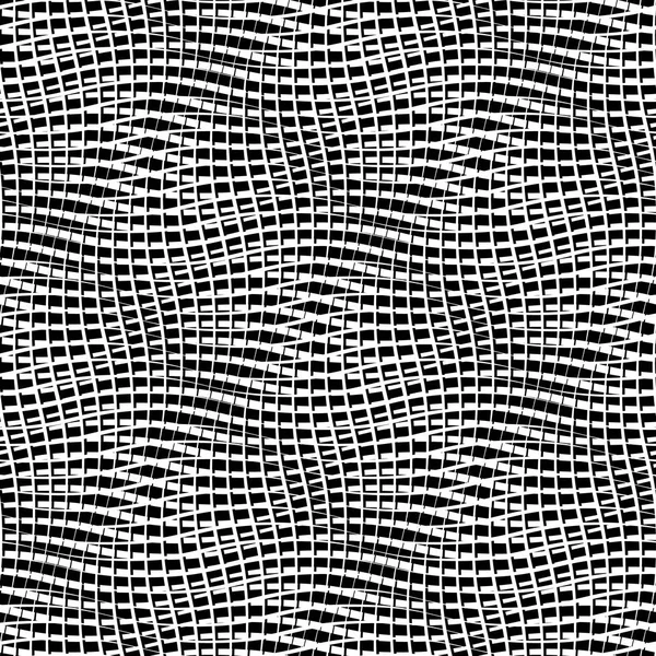 蛇皮无缝模式。蛇皮打印。由波浪线制成的光学幻象背景. — 图库矢量图片