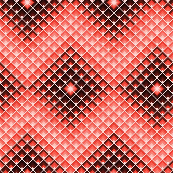 Patrón geométrico abstracto. Los rectángulos repiten. Azulejo cuadrados de color coral . — Archivo Imágenes Vectoriales