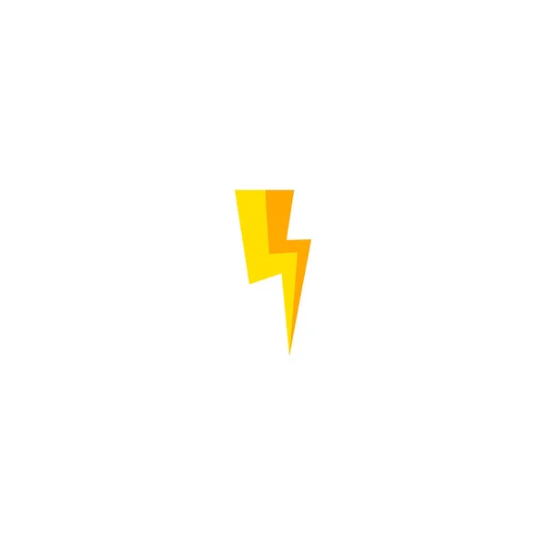 Flash and thunder bolt icon. High voltage and electricity symbol. — Stock Vector