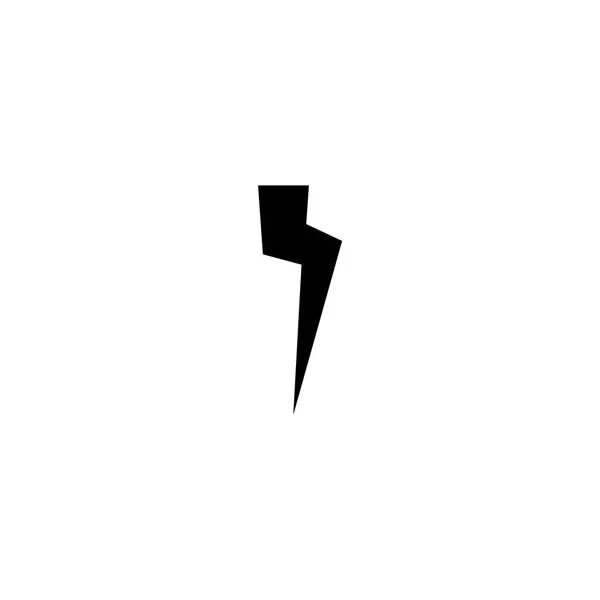 Icono de destello y relámpago. Señal del rayo de tormenta. Thunderbolt y símbolo de electricidad . — Archivo Imágenes Vectoriales