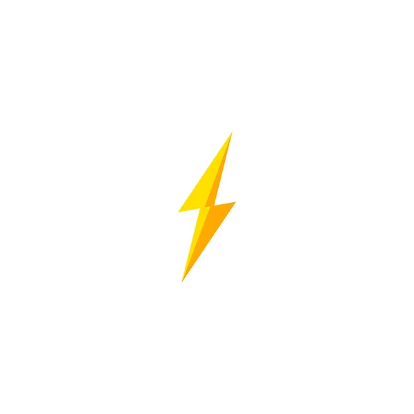 Flash i thunder bolt ikona. Wysokie napięcie i prąd symbol. — Wektor stockowy