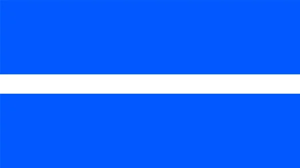 Bandera de línea blanca delgada: una señal para honrar y respetar a los oficiales de EMS, los servicios médicos de emergencia y los médicos . — Vector de stock