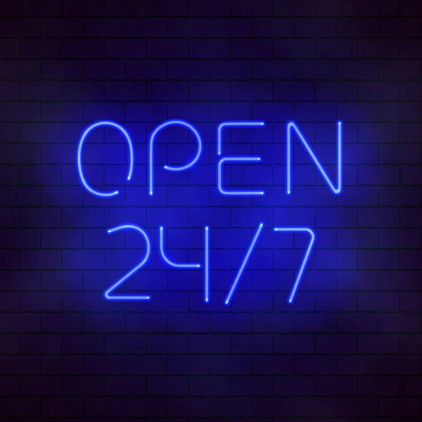 Open dag en nacht — Stockvector