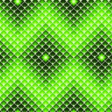 Yeşil sorunsuz rhombus desen. Kireç renkli geometrik kiremit.