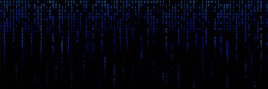 Binary code algorithm background. Computer digital language illustration clipart svg vector 