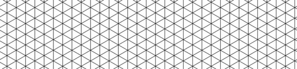 具有无缝等距图案的纸 带有几何网格的Web横幅 — 图库矢量图片