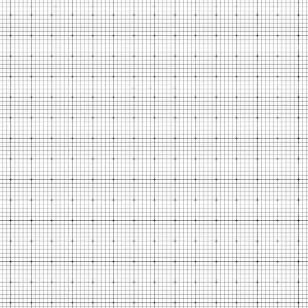 Seamless Millimeter Graph Paper Geometric Square Grid — Stock Vector