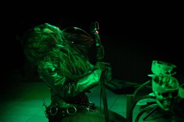 Milan, İtalya - 6 Haziran 2018: İtalyan metal rock grubu efsane Milan Kulübü Deathless mirası, Toskana, üzerinden gerçekleştirir. Brambilla Simone canlı haber fotoğrafçı