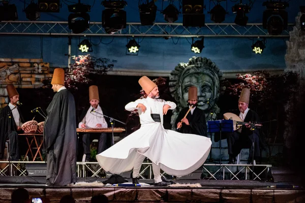 Whirling Whirling Spirito Pianeta Mevlevi Whirling Sema의 — 스톡 사진