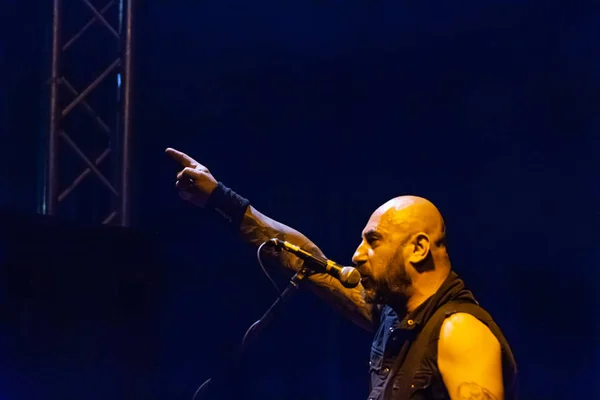 Bérgamo Italia Agosto 2018 Banda Italiana Thrash Death Metal Node — Foto de Stock