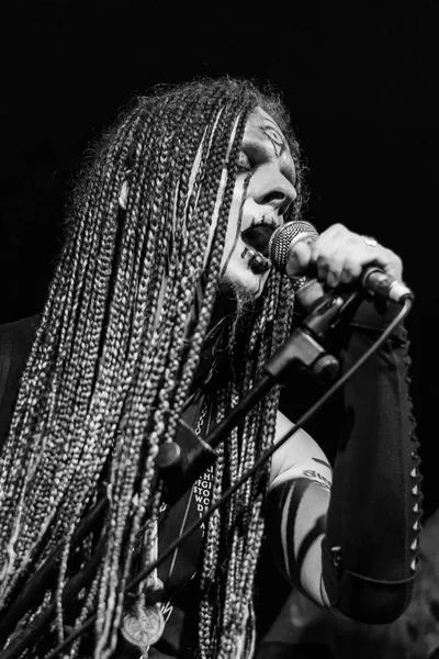 Pavia Talya Eylül 2018 Talyan Senfonik Siyah Metal Darkend Dagda — Stok fotoğraf