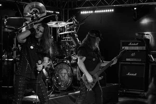 Milan Italia Oktober 2018 Band Heavy Metal Amerika Riot Tampil — Stok Foto