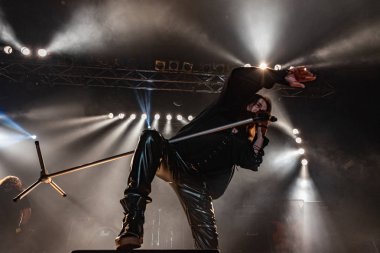 Milan, İtalya - 30 Ekim 2018: Alman rock müzik projesi Michael Schenker Fest canlı müzik kulübünde (Mi) gerçekleştirir. Brambilla Simone canlı haber fotoğrafçı