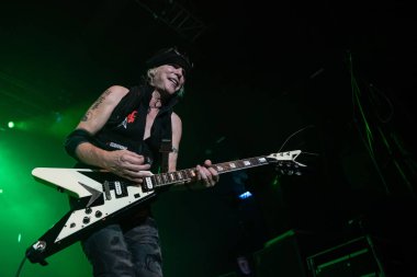 Milan, İtalya - 30 Ekim 2018: Alman rock müzik projesi Michael Schenker Fest canlı müzik kulübünde (Mi) gerçekleştirir. Brambilla Simone canlı haber fotoğrafçı