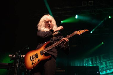 Milan, İtalya - 30 Ekim 2018: Alman rock müzik projesi Michael Schenker Fest canlı müzik kulübünde (Mi) gerçekleştirir. Brambilla Simone canlı haber fotoğrafçı