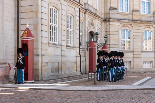 Cambio de guardia en Copenaghen — Foto de Stock