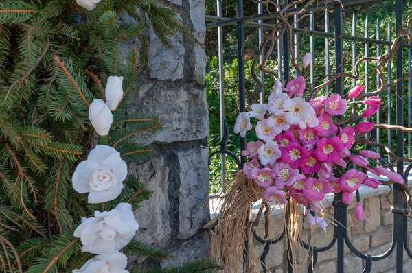 Montisola festival de flores en la isla de Montisola, Monte Isola (B —  Fotos de Stock