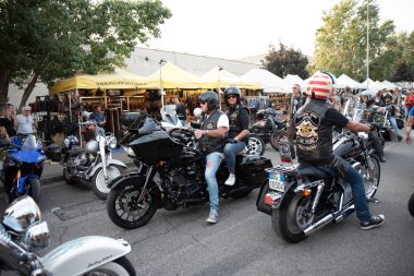 Yıllık motosiklet partisi Cologno al Serio Festa Bikers adlı (