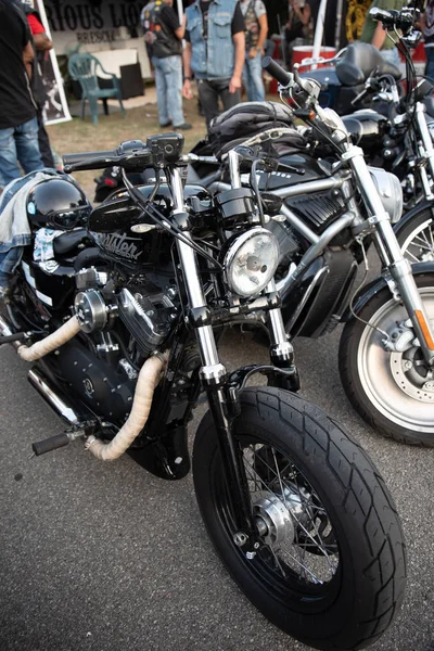 Jährliche Motorradparty namens festa bikers in cologno al serio ( — Stockfoto