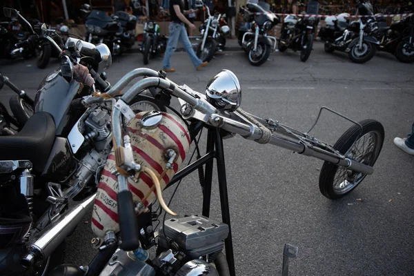 Fiesta anual de motos llamada FESTA BIKERS en Colonia al Serio  ( — Foto de Stock