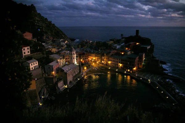 Vernazza, Cinque Terre, La Spezia, Ligurien, Italien — Stockfoto