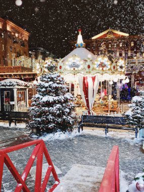 Moskova 'da Noel süslemesi 