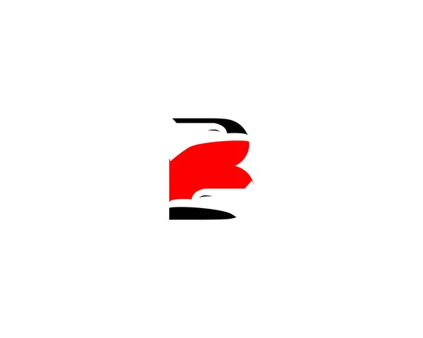 Simbolo Associato Alle Lettere Combinate Con Aquila — Vettoriale Stock