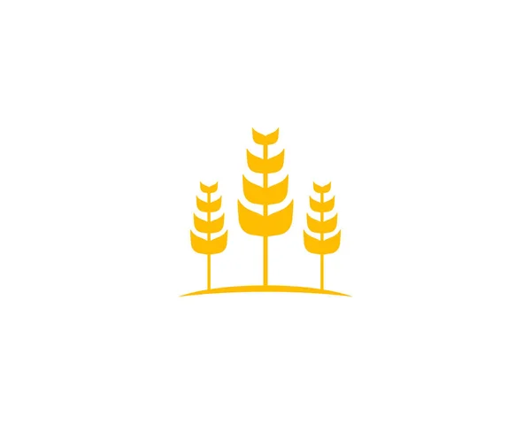 Ist Ein Symbol Für Weizenpflanzen — Stockvektor