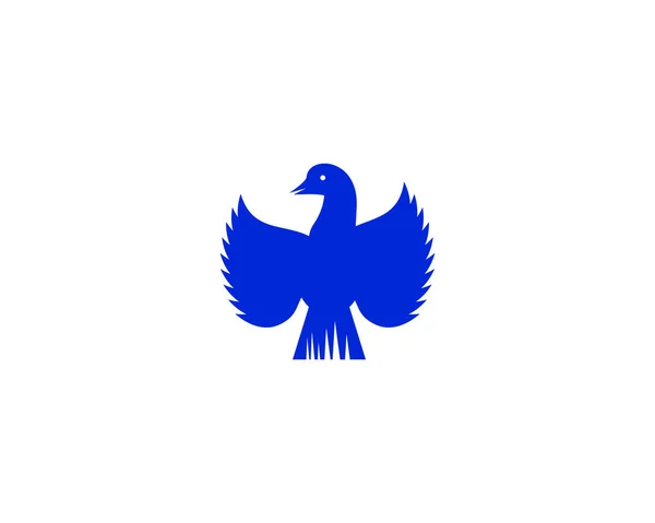 Símbolo Associado Animais Especialmente Aves — Vetor de Stock
