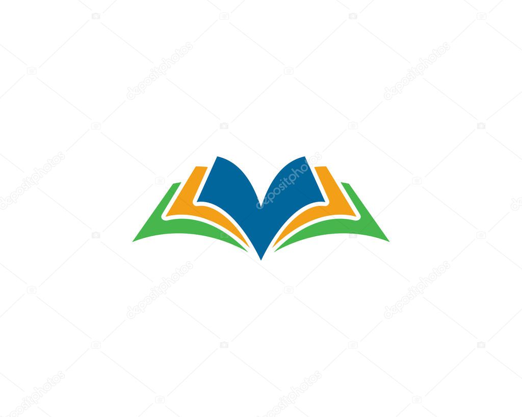 Is a symbol in the form of a book symbolizing lessons, learning or education