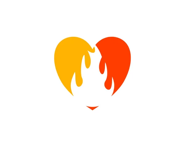 Liefde Brand Logo Design Element — Stockvector