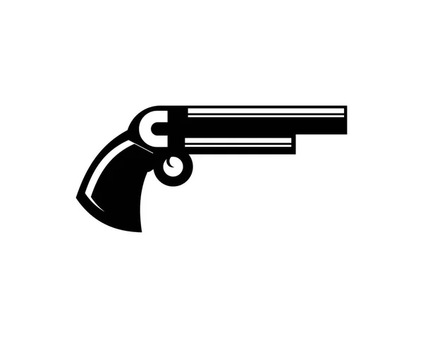 Guns Logo Design Vektor Sablon — Stock Vector