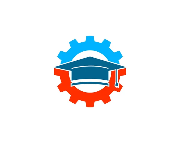 Ingeniero Educación Logo Diseño Elemento — Vector de stock