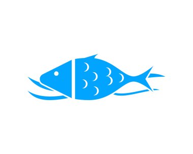 Balık vektör Logo şablonu