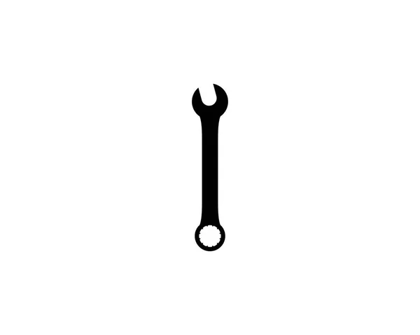 レンチ自動車修理サービスのロゴ — ストックベクタ