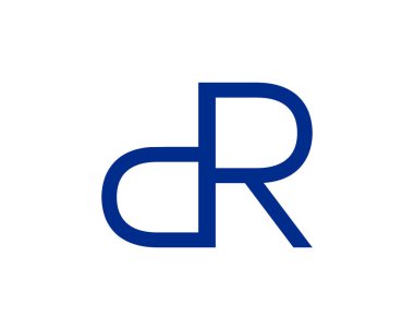 İlk Harf DR Logo Şablonu