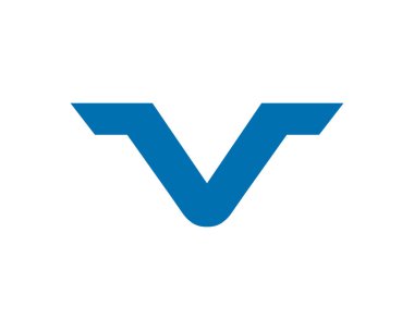 İlk Harf V Logo Şablonu Tasarımı